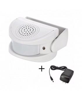 Sonnette de Porte Entrée Sans Fil IR PIR Détecteur de Mouvement