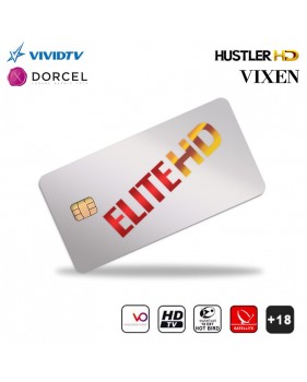 Carte Elite HD Astra 5 chaînes 12 mois TV Adulte XXX Abonnement International Satellite Astra Dorcel Hustler Vivid TV Vixen