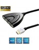 Commutateur HDMI 1.3 automatique 3 entrées/1 sortie - Full HD 1080p - compatible HDCP