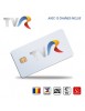 Carte Abonnement TV HD TVR Illimité Roumanie 12 Chaînes via Antenne Sat Eutelsat 16°Est Uniquement Compatible Récepteur Viaccess