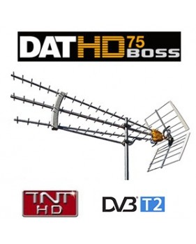 Antenne DAT HD 75 BOSS Televes - UHF TNT - Gain 19 dB - Spécial réception difficile