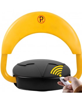 Barrière de Parking Rabattable Contrôle à Distance 15m Verrou de Stationnement + Télécommande Protéger Espace Privé Commercial