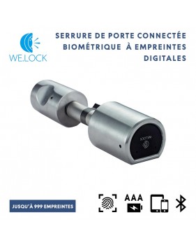 Serrure de Porte Connectée We.Lock Biométrique à 999 Empreintes