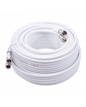 Câble Coaxial pour antenne satellite TV de 100 m métré TWIN