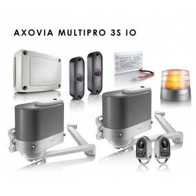 Kit Motorisation à bras Automatisme de Portail Battant AXOVIA MULTIPRO 3S IO