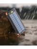 Chargeur solaire étanche 80000 mAh, batterie externe avec Port USB