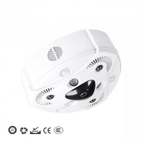 Générateur de Brouillard Sécurité Antivol Sans fil Wifi Caméra Surveillance JT-043S 360° HD 1080P