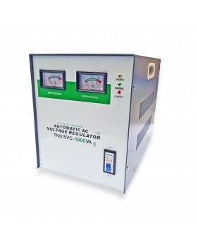 Stabilisateur de tension Régulateur Automatique Electrique SVC-5000VA - 5000VA (5000W) Entrée 140-250 VAC Sortie 110 VAC 230 VAC
