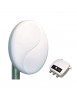 Antenne TNT HD Active Extérieure Toit DVB-T TONNA 50 Patch Blanc Gain 50dB