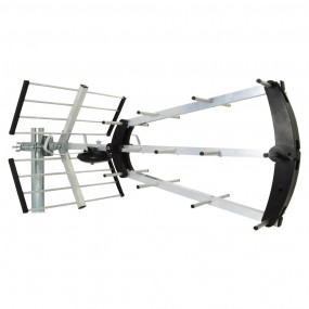 Antenne d'extérieur UHF Trinappe 20 db - Filtre 4G