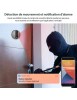 Judas de porte connecté 1080P WIFI avec Vision nocturne HD, Audio bidirectionnel + micro SD 64go