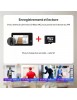Judas de porte connecté 1080P WIFI avec Vision nocturne HD, Audio bidirectionnel + micro SD 64go
