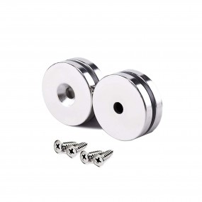 Lot de 4 socles magnétiques avec leurs vis pour Antenne