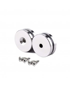 Lot de 4 socles magnétiques avec leurs vis pour Antenne