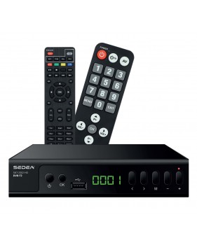 Récepteur TNT HD DVB-T2 - SEDEA SNT-2002-HD - Chaînes Terrestres TV gratuites en qualité HD