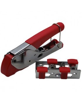 Pince à sertir et à compression pour connecteurs F métalliques RG6 et RG58