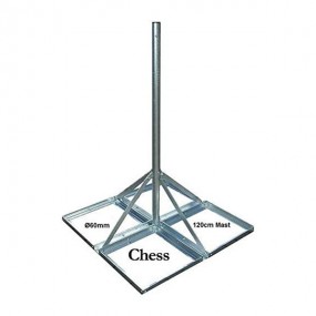 Support Pour Antenne Parabole Balcon Toit Terrasse - Chess MFHII60-120SFP