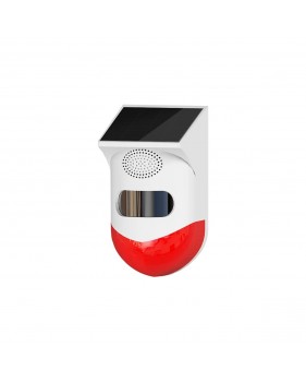 Alarme extérieure d'énergie solaire- WIFI  détecteur - capteur de sécurité Batterie 600 mAh Distance de détection 9-12 m