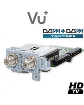 Double Tuner Sat HD DVB-S2 pour VU+ UNO / ULTIMO / DUO2