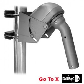 Moteur H-H  DiSEqC 1.2 - en métal - fonction Go To X (USALS) -  Go To City - pour parabole jusqu’à 1.2m