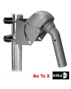 Moteur H-H  DiSEqC 1.2 - en métal - fonction Go To X (USALS) -  Go To City - pour parabole jusqu’à 1.2m