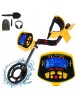 Détecteur De Métaux Détecteur D'or  Ecran LCD  Casque Pelle Imperméable HD Sensibilité 13 cm  Longueur Ajustable 102-130 cm
