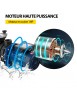 Pompe de Piscine Pompe de Filtration Circulation Hors Sol 18000LH 750W Vitesse 3450 tr/min pour piscines spas sources thermales