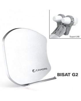 Antenne Multisatellite Cahors SMC Bisat + 2 LNB