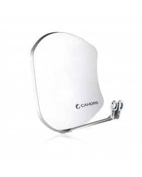 Antenne Multisatellite - Cahors SMC Bisat - 2 sorties sans LNB, Gain 37,5 dB, Bandes de fréquence 10,7 - 12,75 GHz