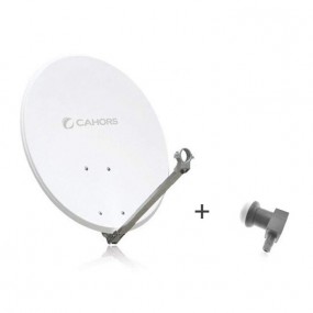 Antenne Parabole Satellite ACIER Cahors ANT 65HD + LNB Single