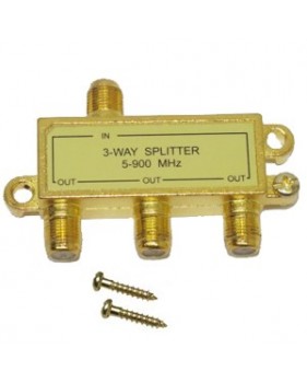 Répartiteur d’antenne 3 voies - 1 entrée / 3 sorties - 5-900Mhz
