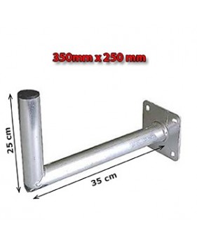 Bras Coudé en Aluminium Diamètre 48 mm Déport 35cm Hauteur 25cm