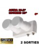 LNB Monobloc 6° TWIN 0.1dB - 40mm - Maximum ProLine  - Compatible HDTV
