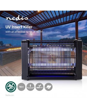 Lumière piège à mouches Tue insectes Intérieur INKI110CBK16 - 16 W