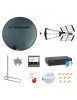 Kit Parabole Fibre 75cm + Antenne TNT + Support Toit