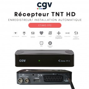 Récepteur Enregistreur TNT HD ETIMO FP-2