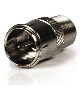 Adaptateur F femelle vers fiche F rapide mâle
