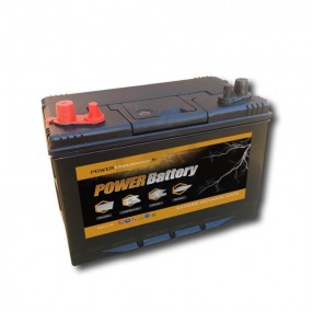 Batterie Décharge Lente Power Battery - 12V 120Ah Double Borne