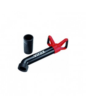Déboucheur Pompe à main - Haute Pression 2 Embouts VIRAX 290211 - pour lavabo évier douche cuvette WC