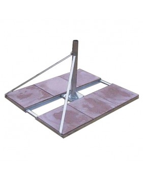 Support ROOF PALETTE OPTEX D.60 - 1270x1520 mm - Pour 6 DALLES 500 x 500 mm