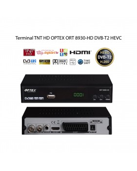 Terminal TNT HD OPTEX ORT 8930-HD DVB-T2 HEVC