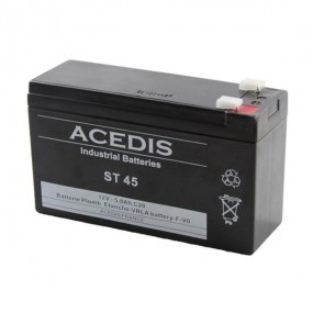 Batterie Plomb Etanche AGM VRLA - Acedis ST45 - 12 V 5,1 Ah
