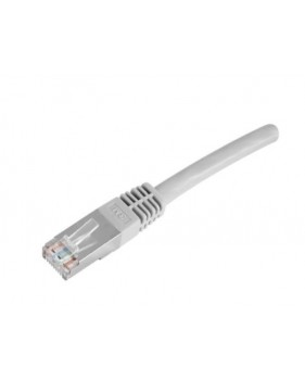 Câble Ethernet Cordon RJ45 mâle / RJ45 mâle, F / UTP Cat5E PVC, Gris, 5m, Compatible PoE / PoE+