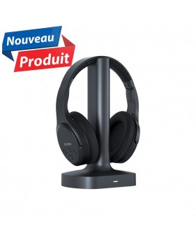 Casque TV & HiFi Sans Fil CGV HEL PRELUDE PREMIUM - Autonomie 8 heures, 2,4 GHz, Portée moyenne en habitation 15m