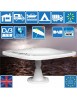Antenne TNT TV HD Amplifiée Numérique omnidirectionnelle TRAVELAIR
