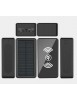 Chargeur Batterie Externe Solaire Sans Fil INDUCTION Noir 100000Mah Power Bank Portable