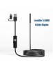 Endoscope 3 en 1 type-c Micro USB 5.5MM Android Mini caméra tuyau voiture Inspection 6 LED étanche pour Smartphone PC