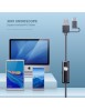 Endoscope 3 en 1 type-c Micro USB 5.5MM Android Mini caméra tuyau voiture Inspection 6 LED étanche pour Smartphone PC