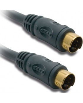 Cordon S-Vidéo mâle / mâle 10 métres -  METRONIC