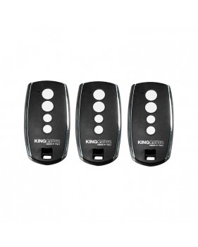 PACK 3 Télécommandes STYLO 4K - KING GATES - Emetteur Radio Rolling Code 433.92 MHz à 4 canaux